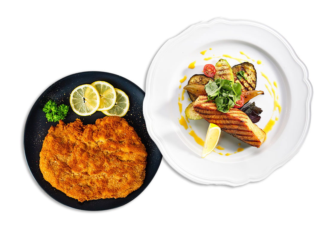 Warme lunchgerechten